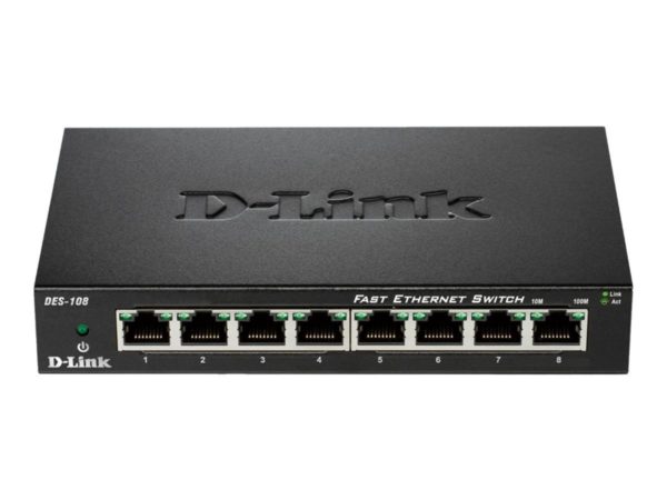 D-Link 8-Port 10 100 Unmanaged Switch