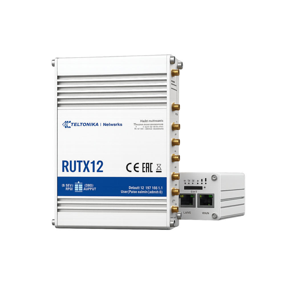 Teltonika RUTX12 Dual LTE Industrial Router